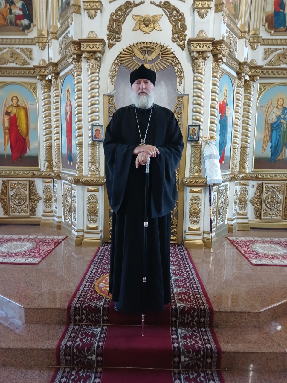 В канун праздника Вознесения Господня Управляющий Актюбинской и Кызылординской епархии совершил всенощное бдение в Никольском соборе Актобе