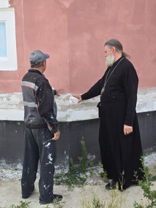 Епископ Игнатий провел рабочее совещание по ремонту церковного здания в Темире