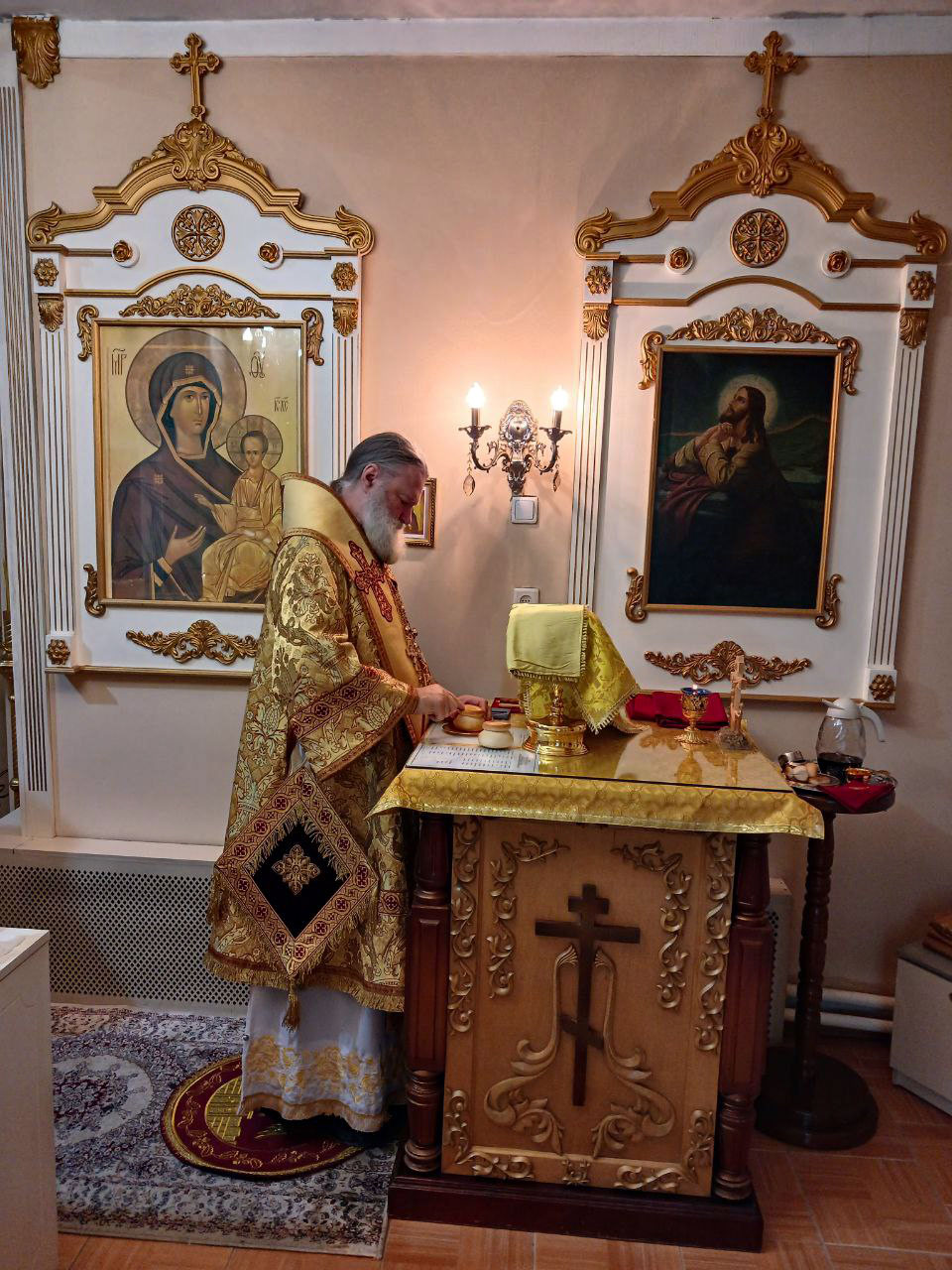В празднование памяти пророка Илии епископ Игнатий совершил Литургию в Актобе
