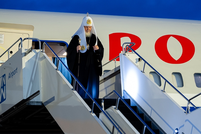 Святейший Патриарх Московский и всея Руси Кирилл прибыл в столицу Казахстана – Астану