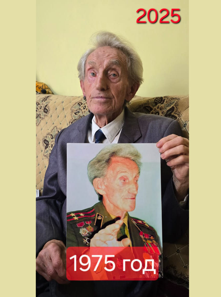 Епископ Игнатий посетил старейшего прихожанина архиерейского подворья в Алматинской области