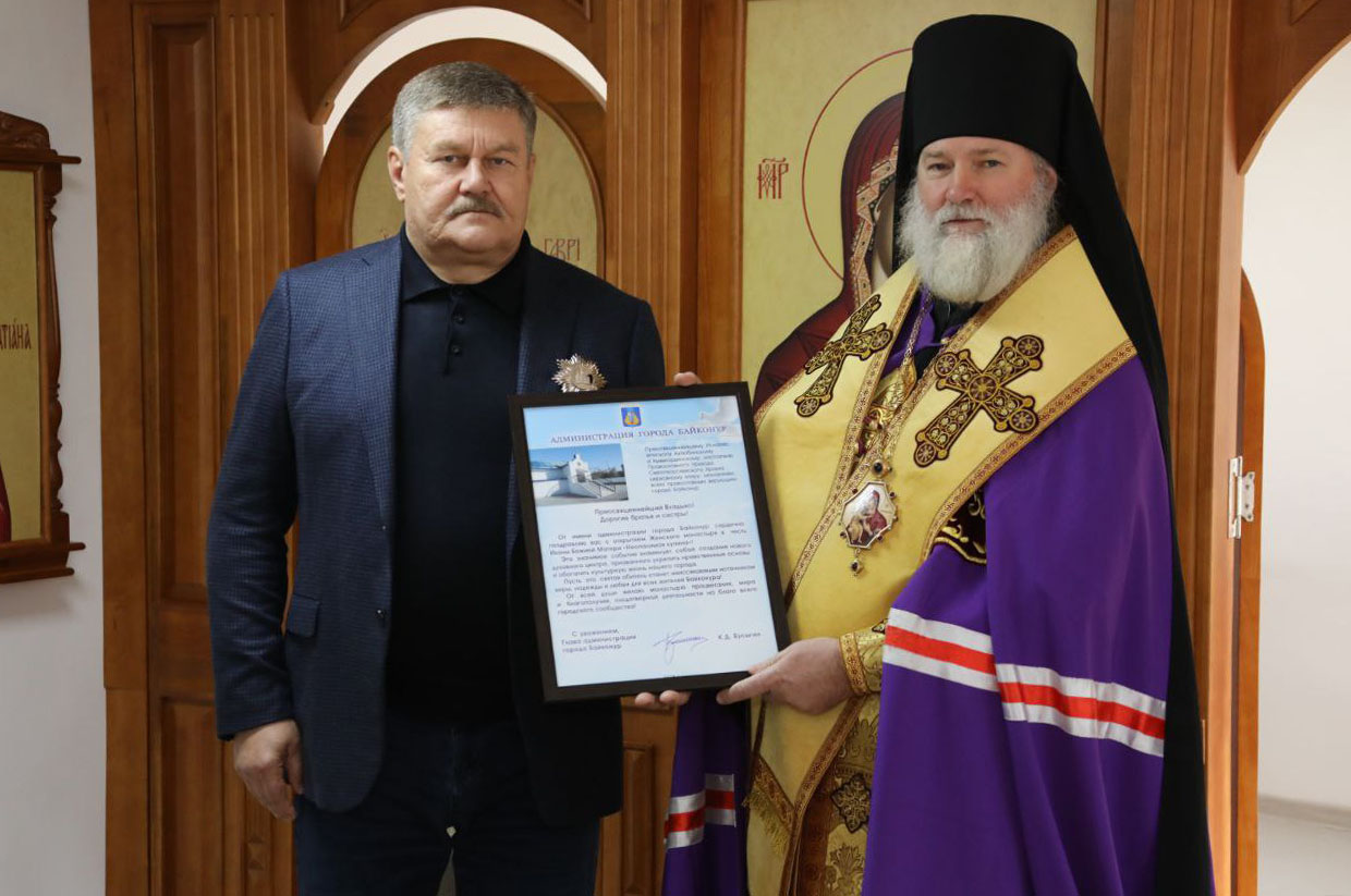 В Байконуре состоялось открытие архиерейского подворья при храме в честь иконы Царицы Небесной «Неопалимая Купина»