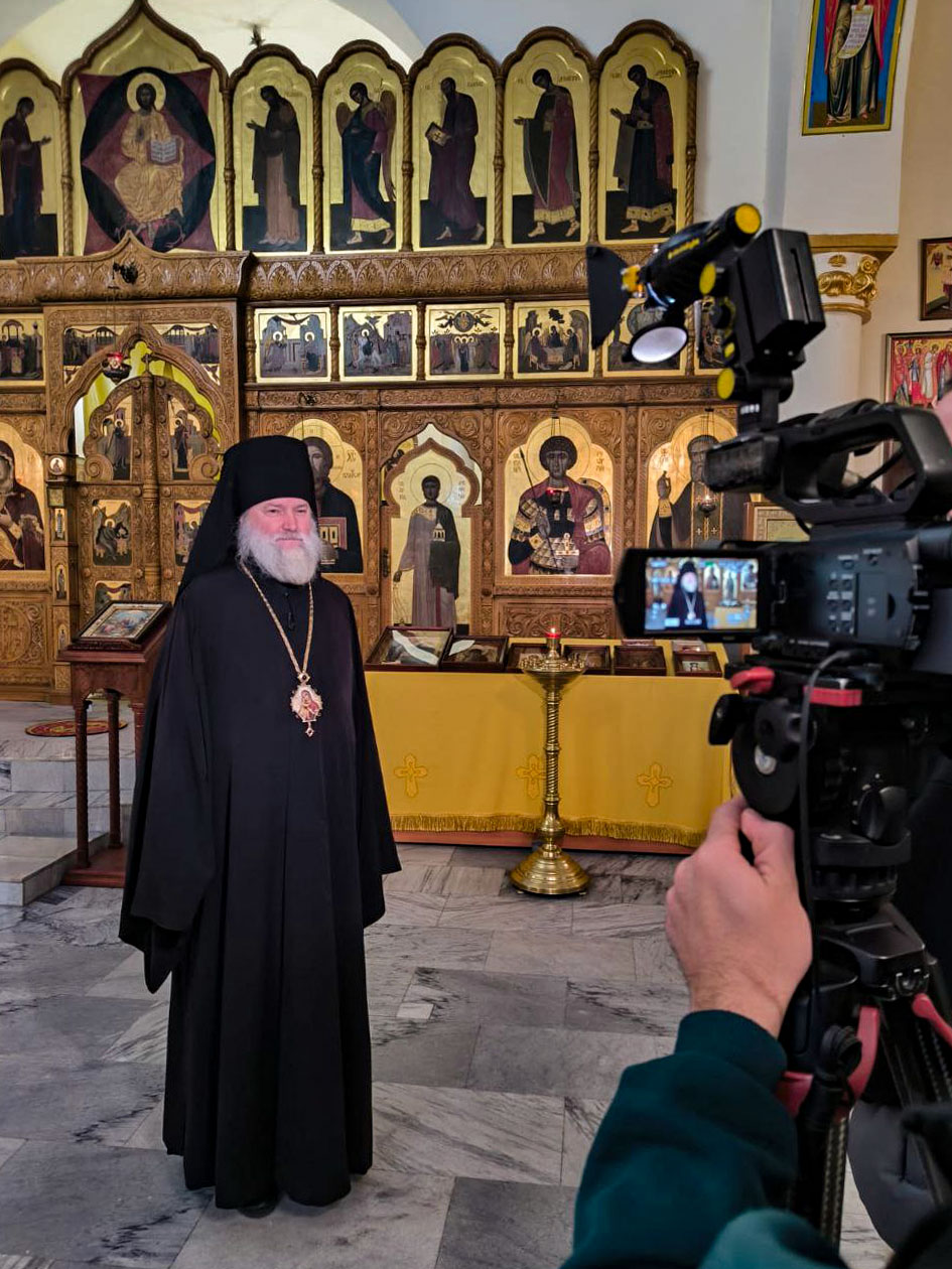 Епископ Игнатий посетил с архипастырским визитом космическую столицу Казахстана