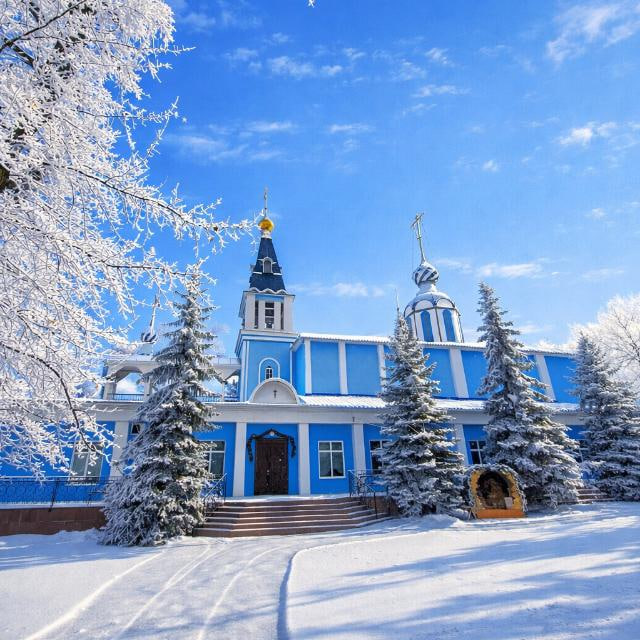 Епископ Игнатий совершил всенощное бдение в канун Крещенского Сочельника на подворье Актюбинской епархии