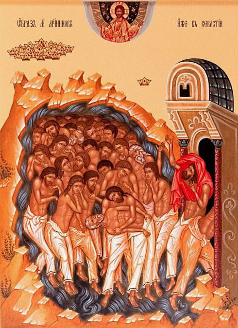 В празднование дня памяти 40 Севастийских мучеников епископ Игнатий возглавил Литургию в Никольском соборе Актобе