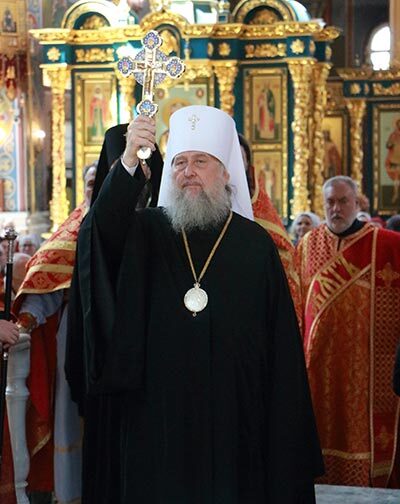 Поздравление Главе Православной Церкви Казахстана митрополиту Астанайскому и Казахстанскому Александру от членов Синода Казахстанского Митрополичьего округа по случаю Дня тезоименитства